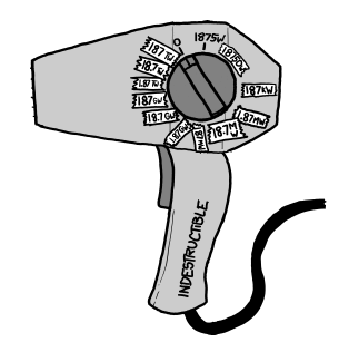 the dial is turned back to zero