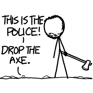 great tree, great axe